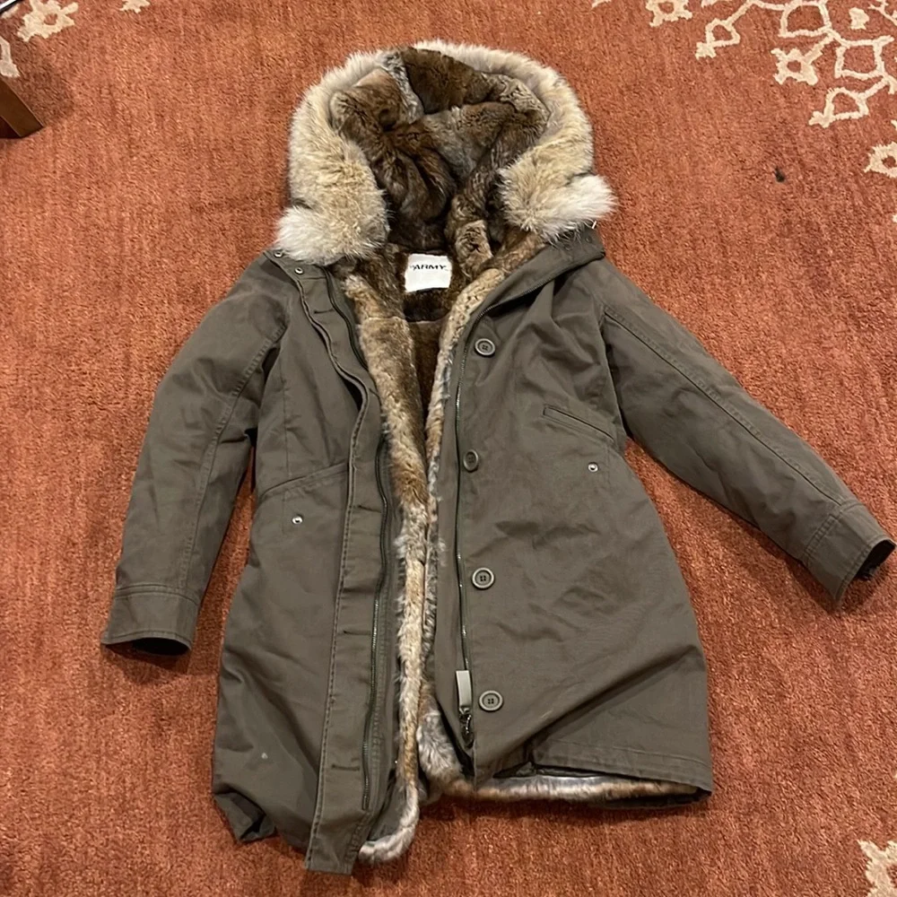 NWOT Yves Salomon Army Parka - Full lining - 36 - Picture 2 of 10